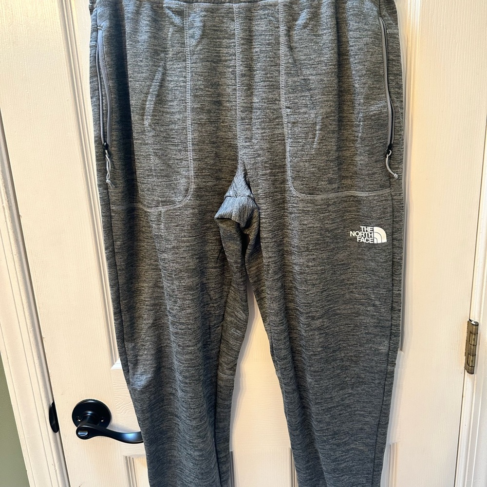 The North Face Gray Fleece-Lined Pants